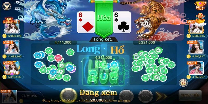 Mẹo chọn bàn chơi Rồng Hổ phù hợp trên SHBET hiệu quả